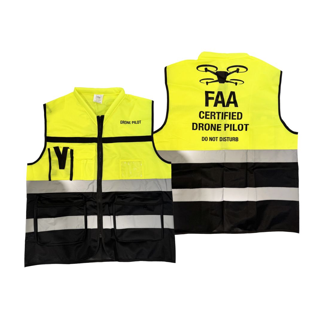 ADS FAA Certified Drone Pilot Reflective Safety Vest